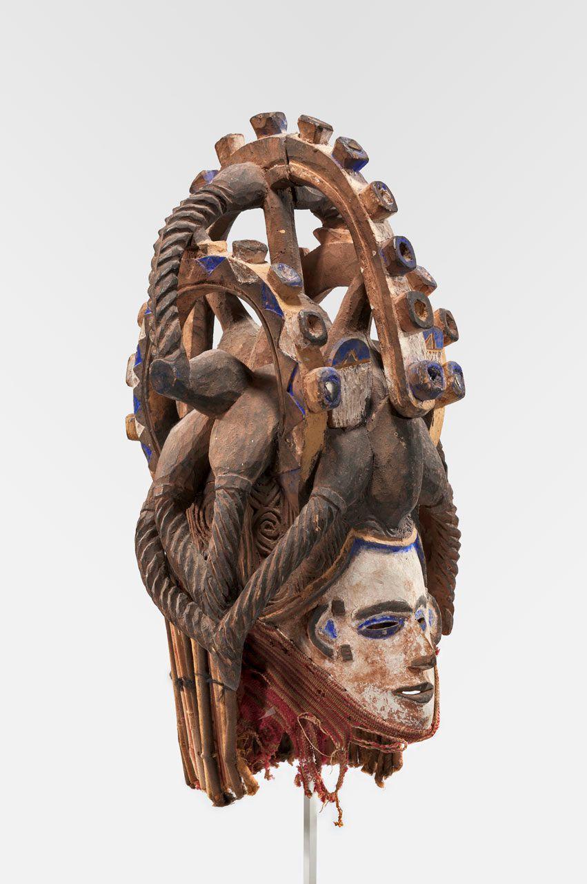 Helmet Mask Representing a Maiden Spirit (Agbogho Mmuo)