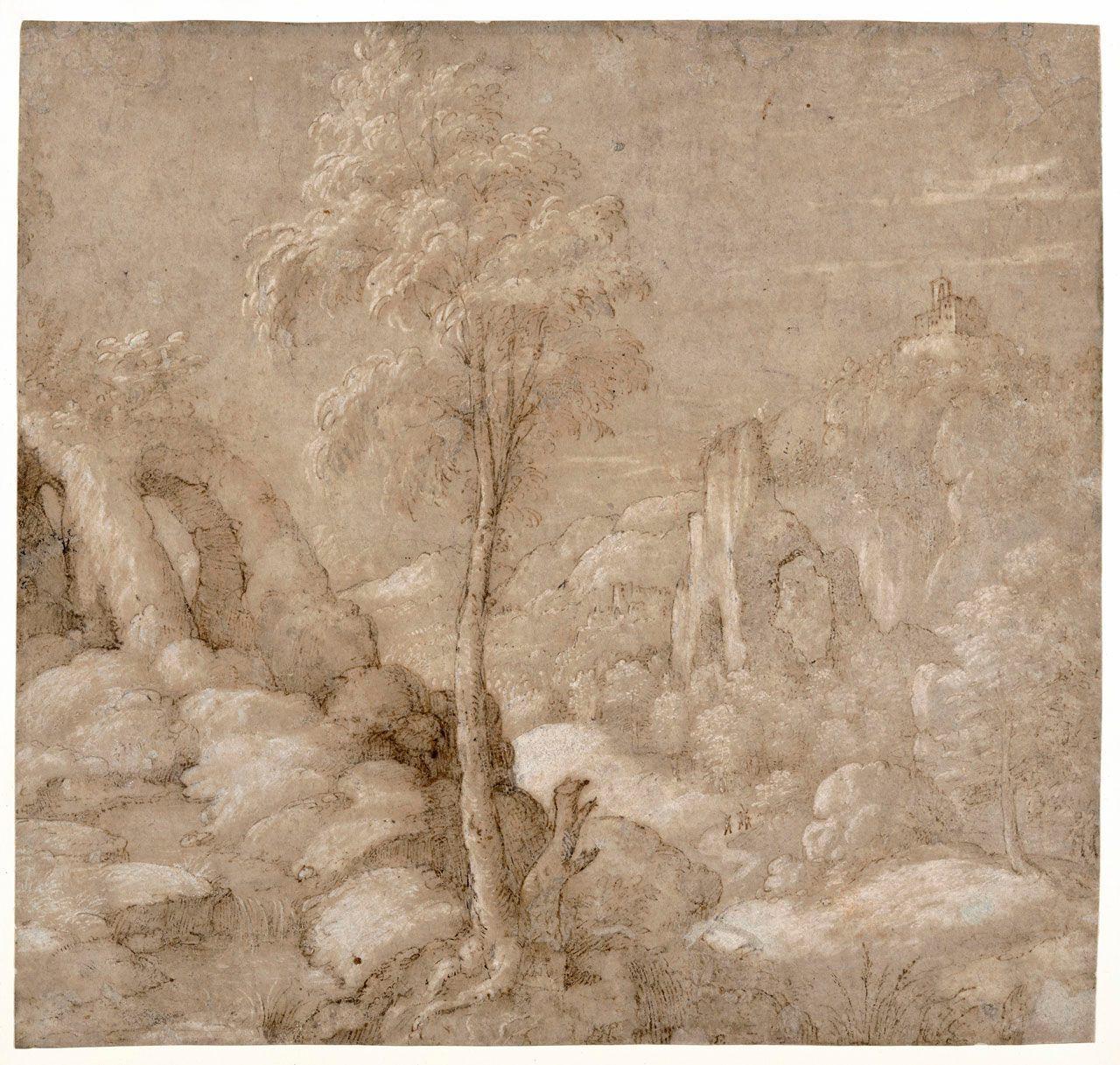 A Rocky Landscape with Trees
Gherardo  Cibo 
16th Century
2023.14.1